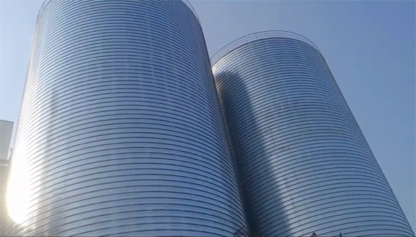 永顺2座混凝土高架卷板仓